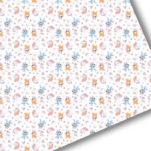 **READY TO SHIP!** Pups and Unicorns Premium Faux Leather