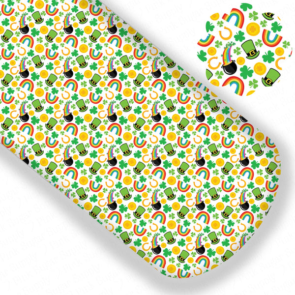 **READY TO SHIP!** Happy St. Patrick's Day EXCLUSIVE Premium Faux Leather