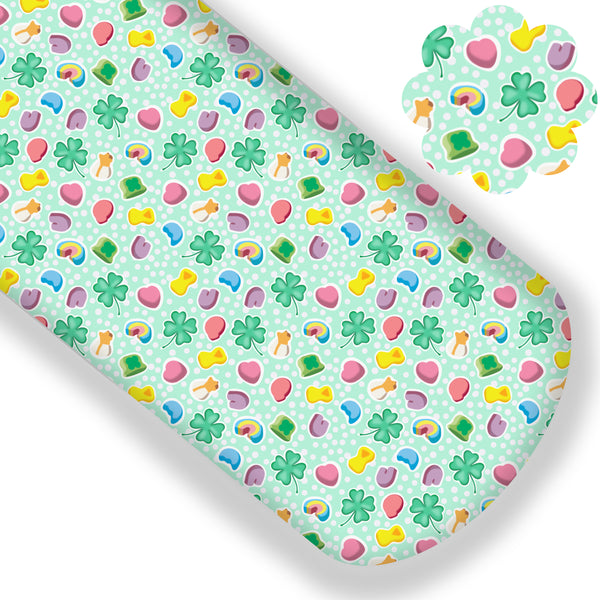 **READY TO SHIP!** Polkadot Marshmallow Charms Premium Faux Leather