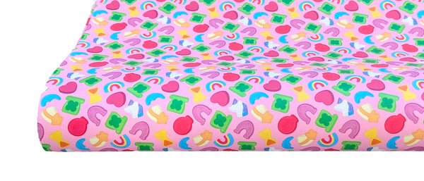 **READY TO SHIP!** PINK Marshmallow Charms EXCLUSIVE Premium Faux Leather