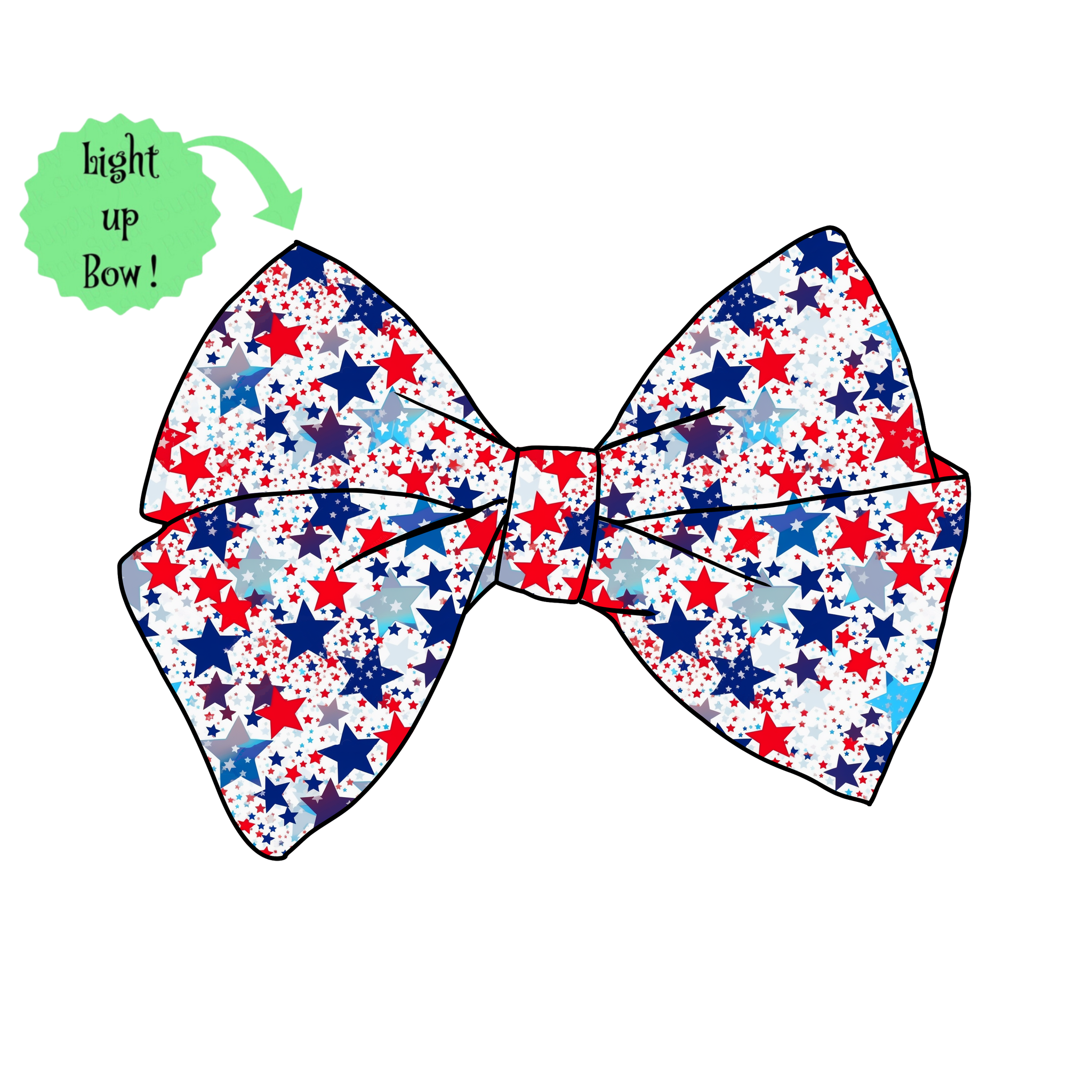 💡LIGHT UP! PRE-TIED BOW-Oh My Stars