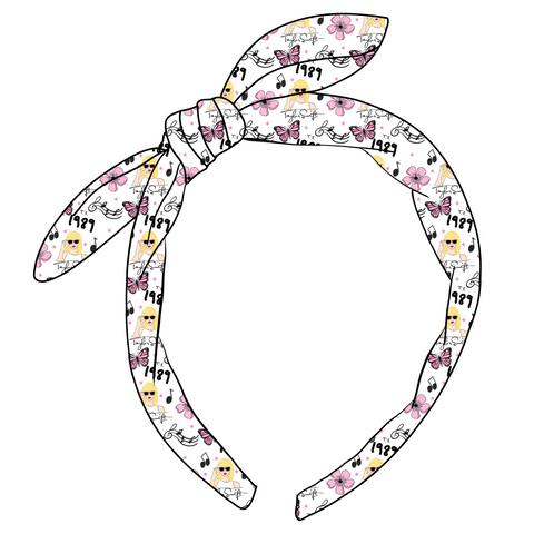 (PREORDER) KNOTTED BOW HEADBAND-T.S. 1989