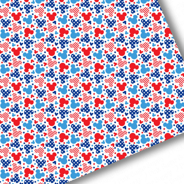 Magical Stars and Stripes Premium Faux Leather