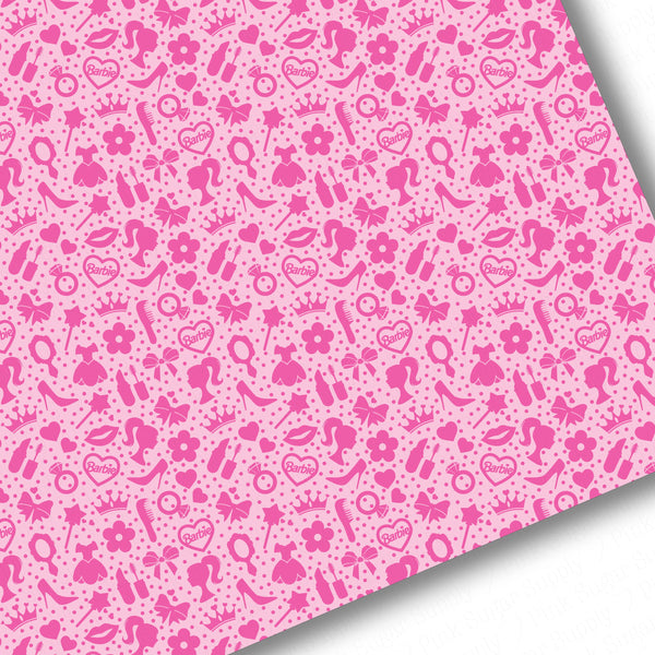 Pink Doll Polkadot Premium Faux Leather