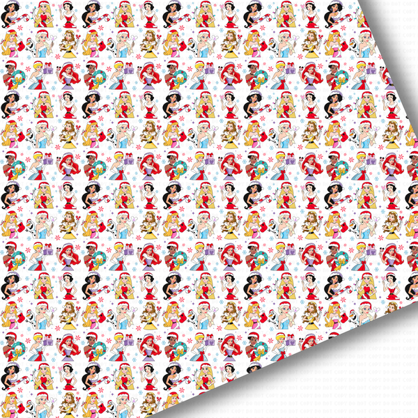 Holly Jolly Christmas Girls Premium Faux Leather