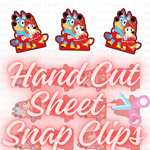 **READY TO SHIP!** 6 Piece-EXCLUSIVE *HAND CUT SHEET*-Magical Mouse Pups Premium Faux Leather