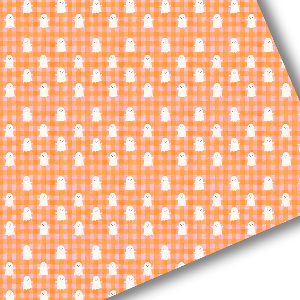 Gingham Ghost Premium Faux Leather