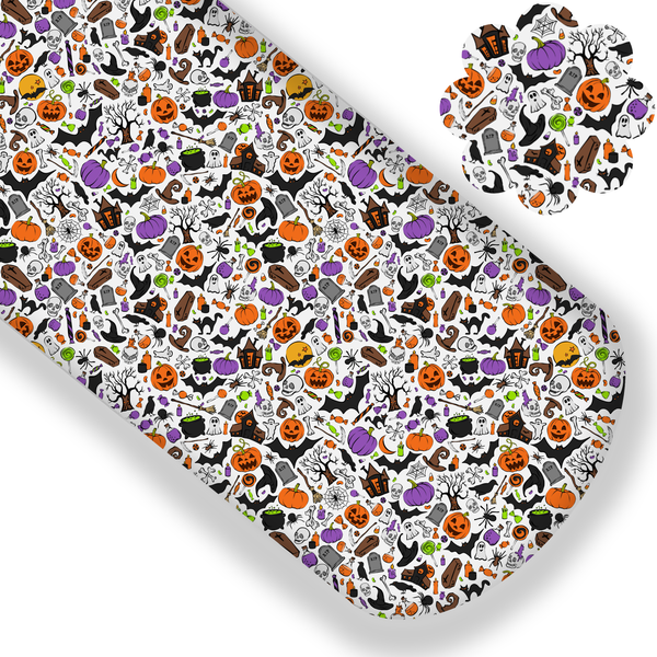 Haunted Halloween Premium Faux Leather