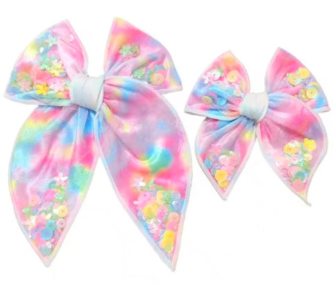 (PREORDER) Choose Size-PRE-TIED SURGED EDGE SHAKER BOW