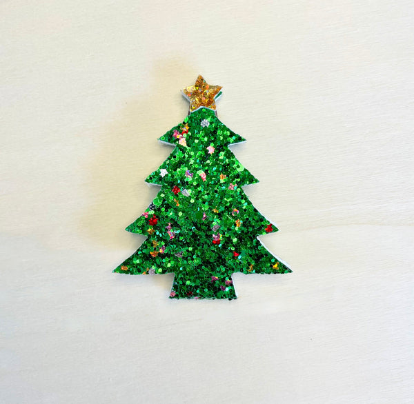 **PREORDER** Christmas Tree Hinged Pre-Cut Snap Clip/Or Stand Alone Steel Rule Die-Die Cutting