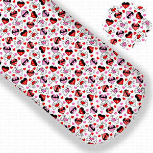 **READY TO SHIP!** Mouse Love Hearts Exclusive Premium Faux Leather