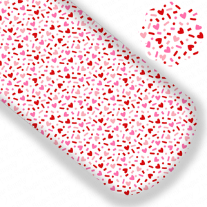 **READY TO SHIP!** Valentine Sprinkles Exclusive Premium Faux Leather