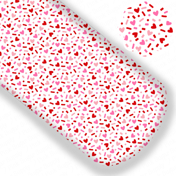 Valentine Sprinkles Exclusive Premium Faux Leather