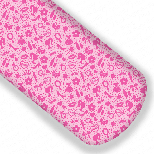 Pink Doll Polkadot Premium Faux Leather