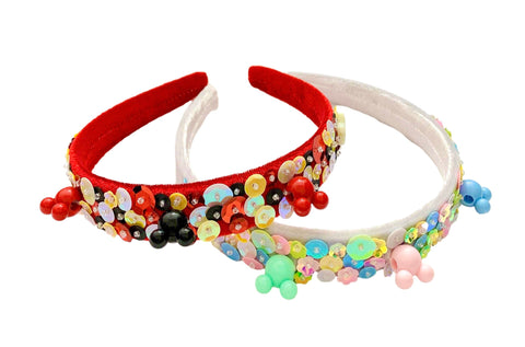 Choose Color-HEADBAND-Hand-Sewn-Magical Mouse Headbands