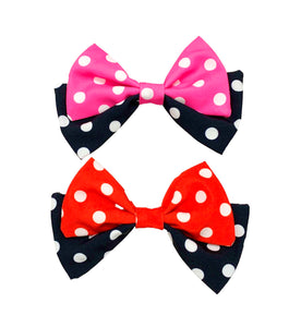 You Choose Color** PRE-TIED BOW-Minnie Mouse Polkadot Bow