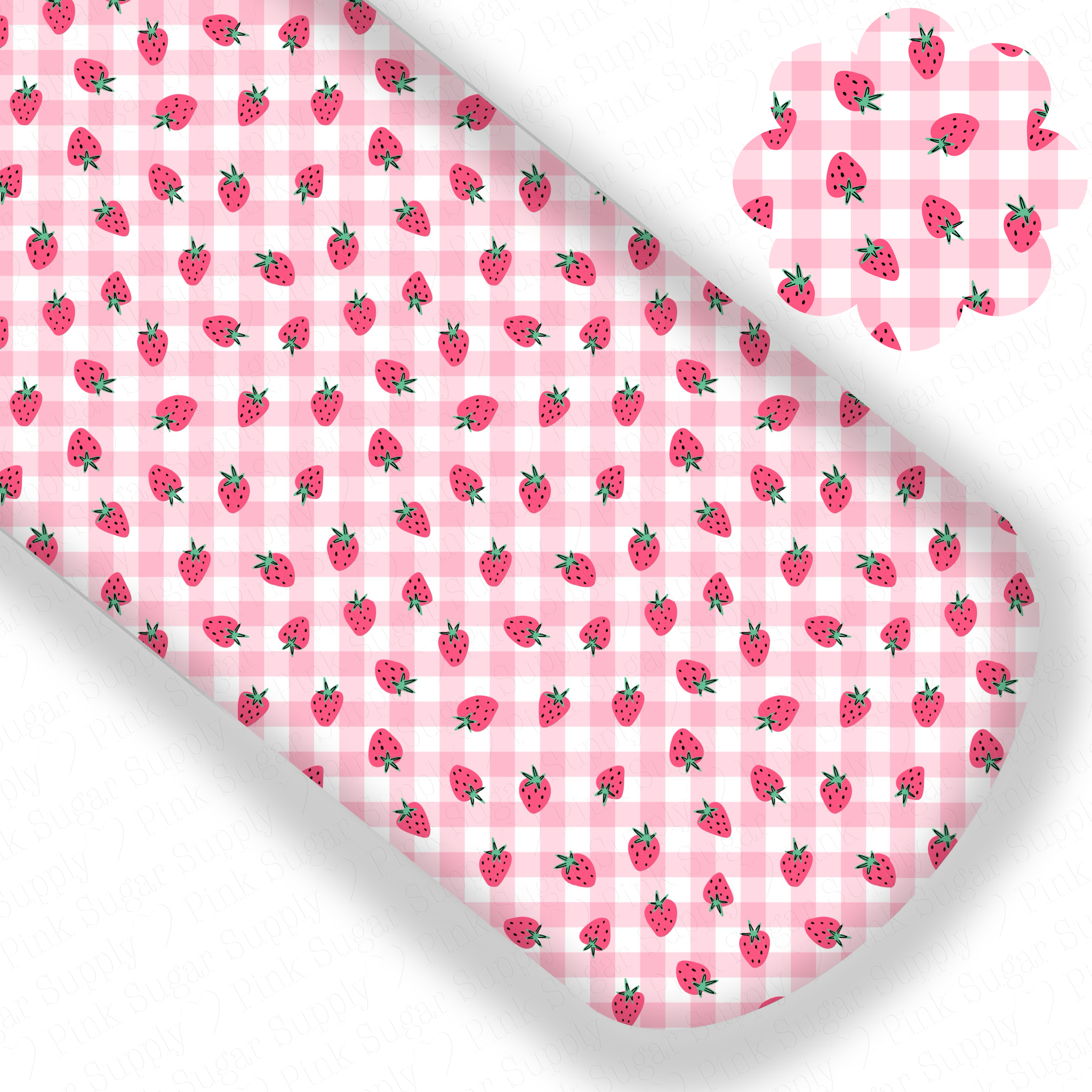 **READY TO SHIP!** Strawberry Shortcake Premium Faux Leather