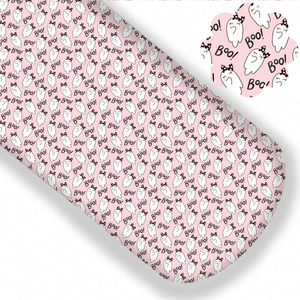 **READY TO SHIP!** Cute Pink Ghost EXCLUSIVE Premium Faux Leather