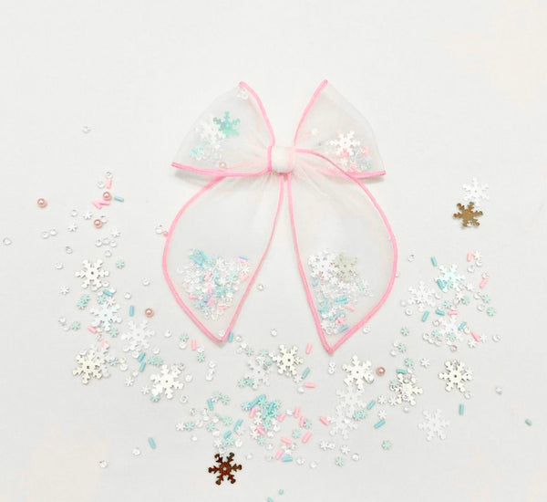 Choose Size PRE-FILLED/PRE-TIED SHAKER BOW-Pink Wonderland