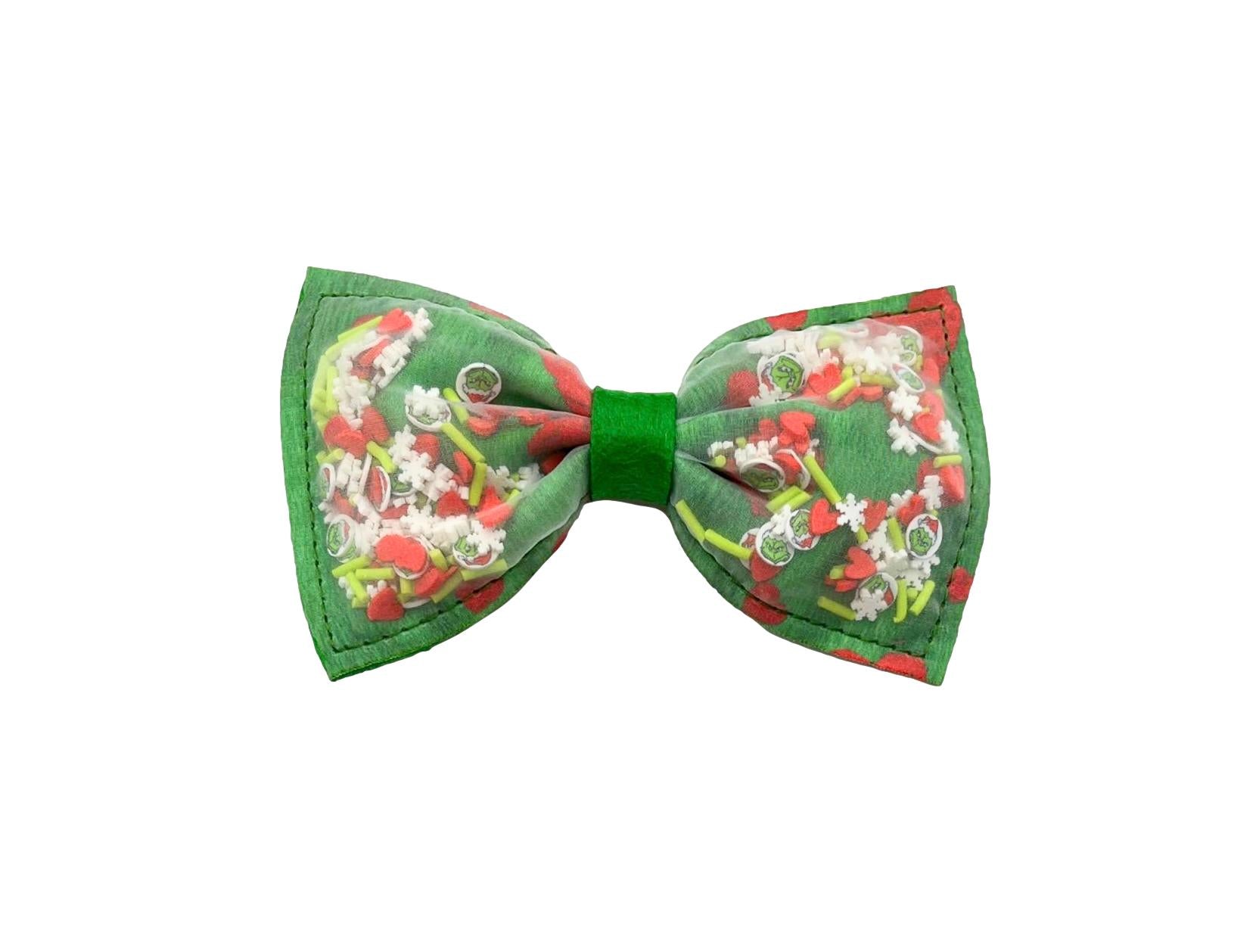 **READY TO SHIP** PRE-FILLED/PRE-TIED SHAKER BOW-Green Guy Christmas