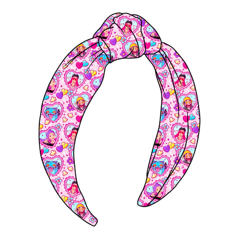 (PREORDER) TOP KNOT HEADBAND-KPop V-Day