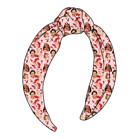(PREORDER) TOP KNOT HEADBAND-V-Day Princesses
