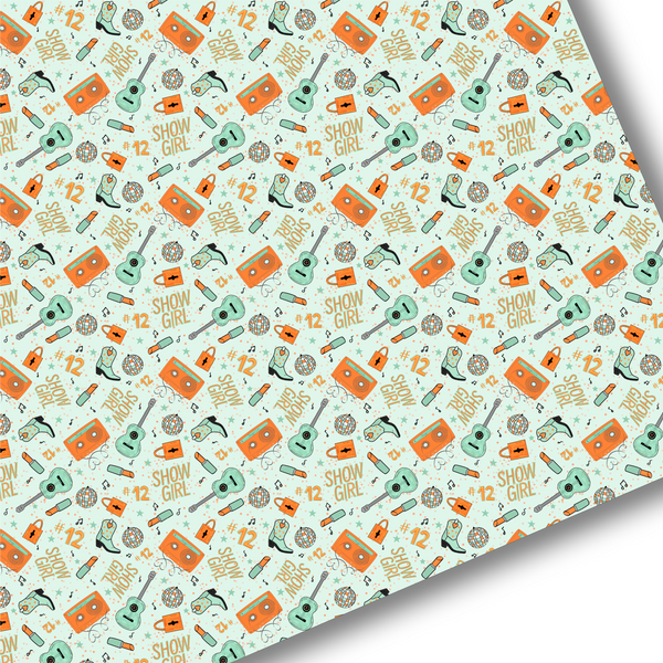 Mint ShowGirl Premium Faux Leather