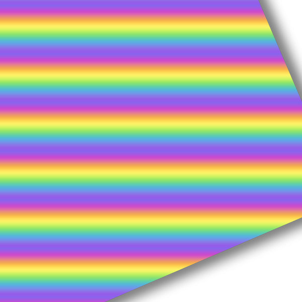 Summer Rainbow Ombre Stripe Premium Faux Leather