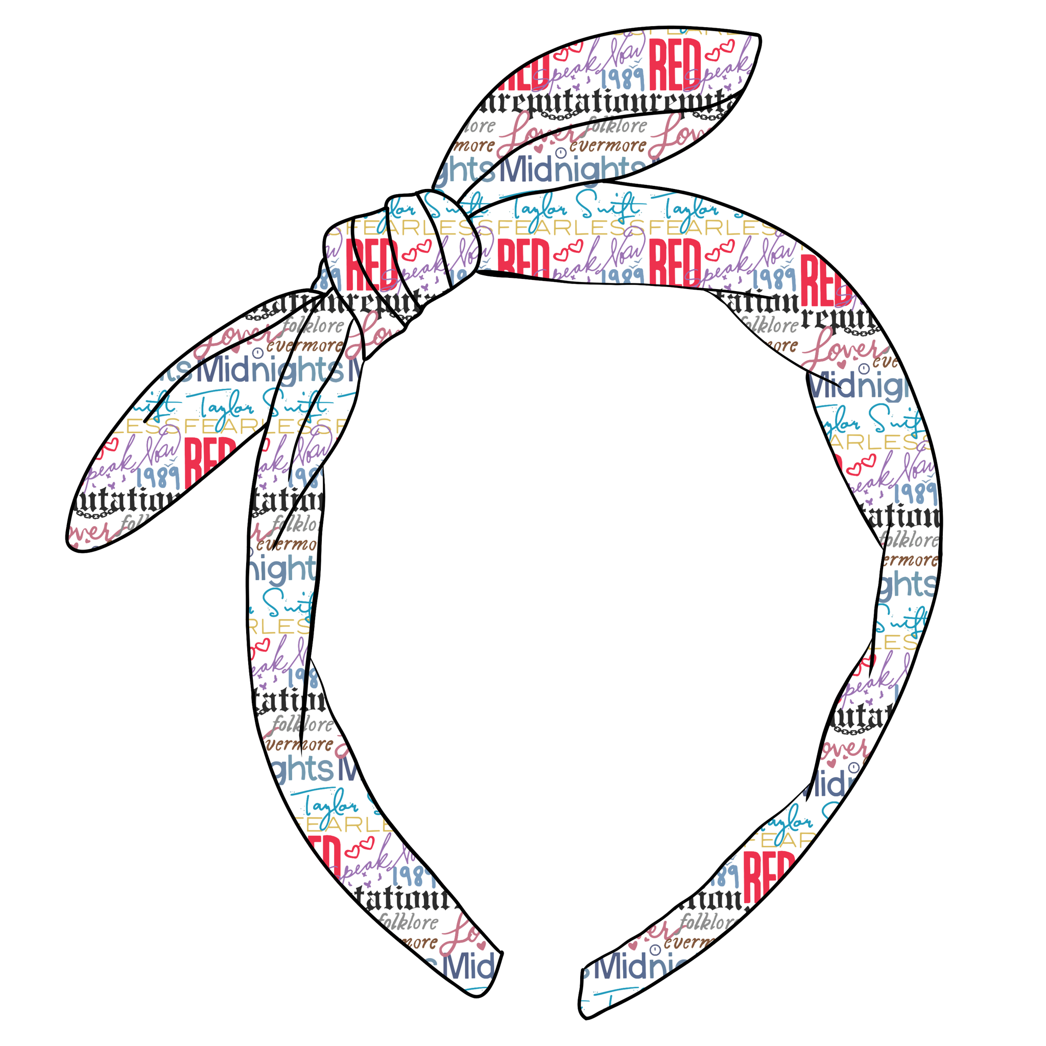 (PREORDER) KNOTTED BOW HEADBAND-T.S. Albums