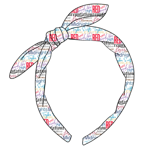 (PREORDER) KNOTTED BOW HEADBAND-T.S. Albums