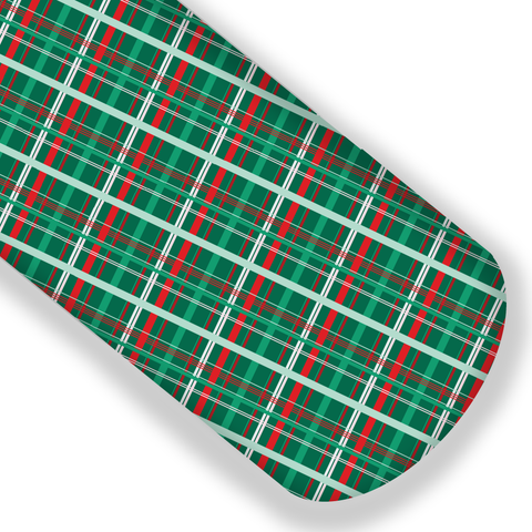 **READY TO SHIP!** Christmas Plaid Premium Faux Leather