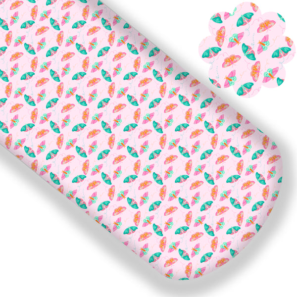 Colorful Butterflies Premium Faux Leather