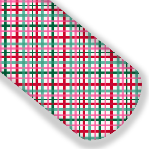 **READY TO SHIP!** Merry and Bright Plaid Premium Faux Leather