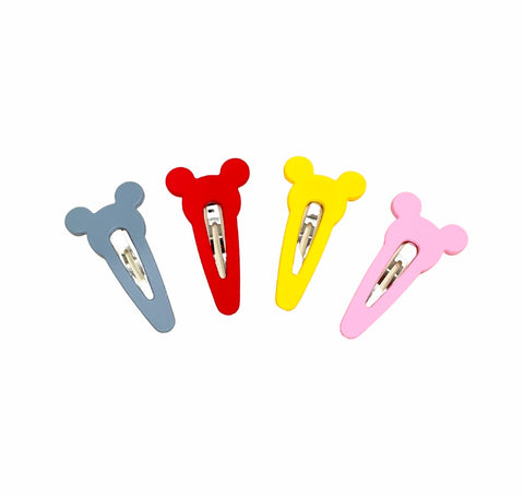 **READY TO SHIP!** Choose Color-Mouse Snap Clips