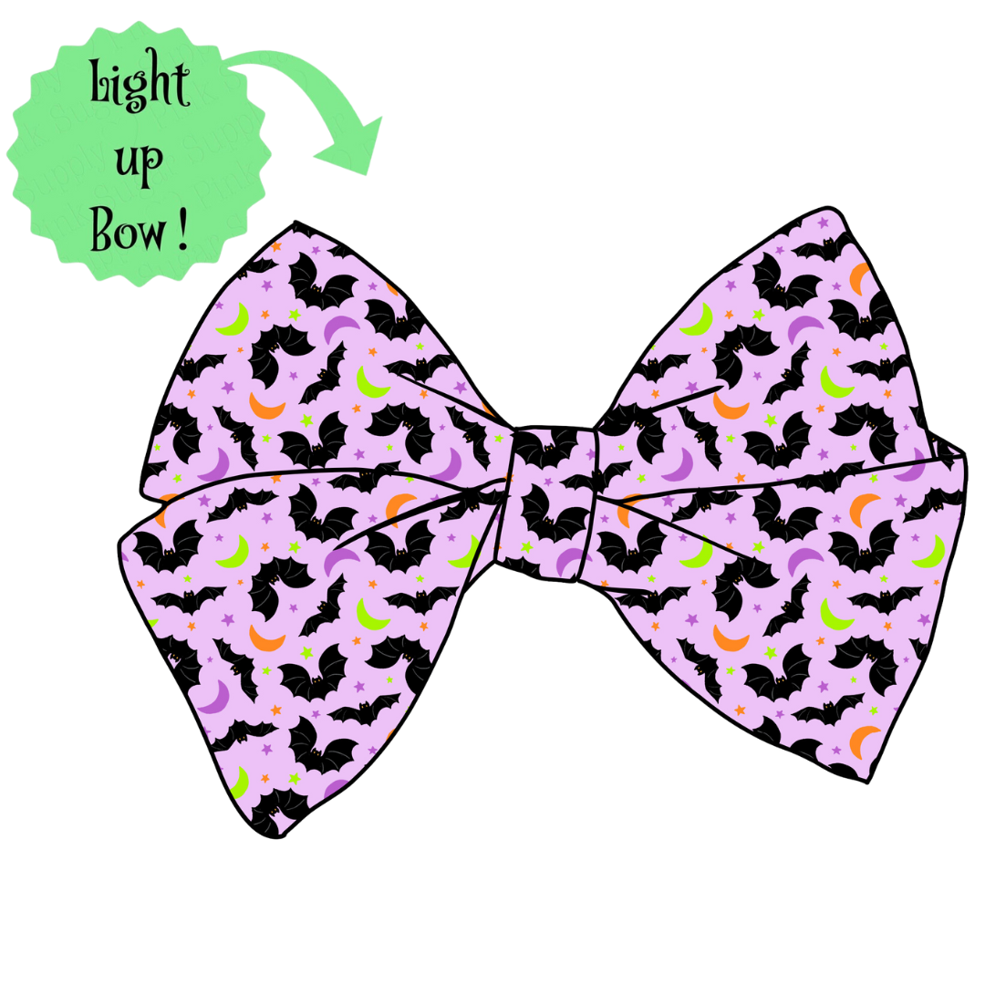 💡LIGHT UP! PRE-TIED BOW-Gone Batty