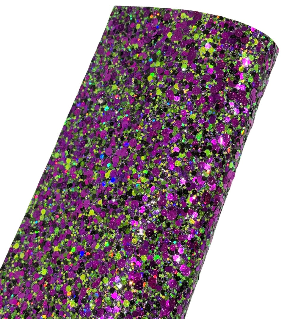 Witches Brew Chunky Glitter w/ Felt Backing