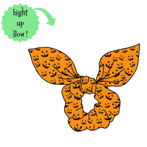 (PREORDER) 💡LIGHT UP!** SCRUNCHIE-Jack O' Lantern
