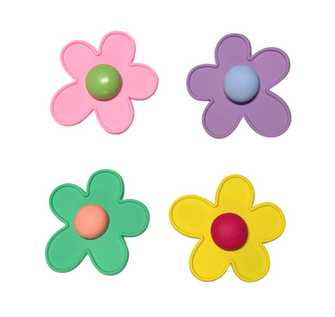 **READY TO SHIP** Choose Color-Flower Snap Clips