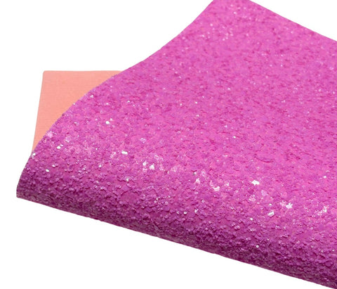 NEW! Sweet Pea Chunky Glitter Fabric w/ Felt Backing