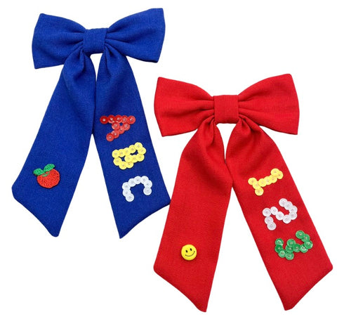 (PREORDER) CHOOSE STYLE-Long Tail School Bow