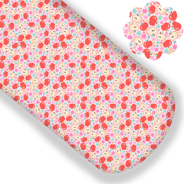 Apple Doodle Premium Faux Leather
