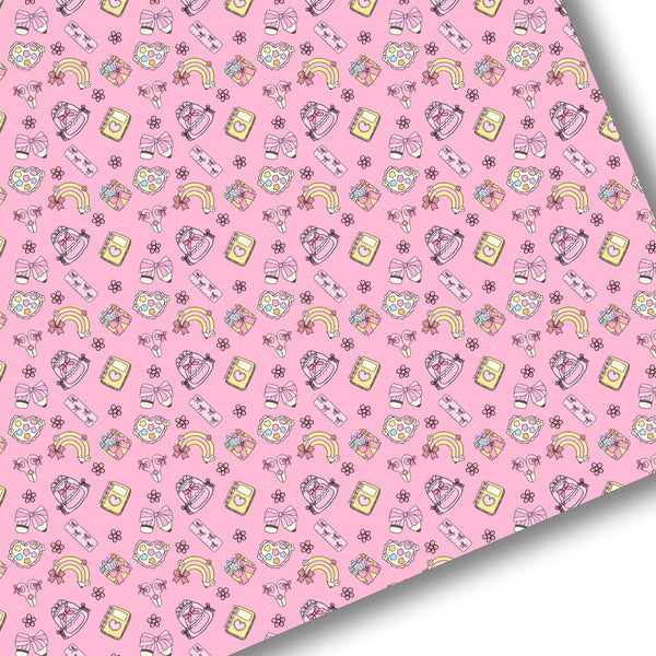**READY TO SHIP!** Back To School Girlie Premium Faux Leather