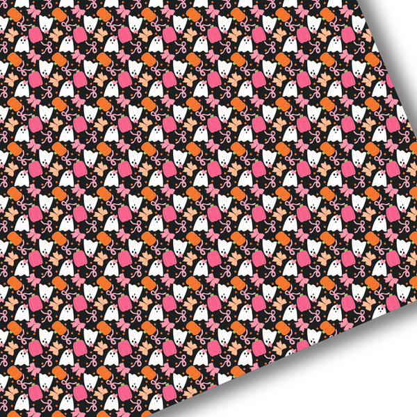 Boo So Cute Bows Premium Faux Leather
