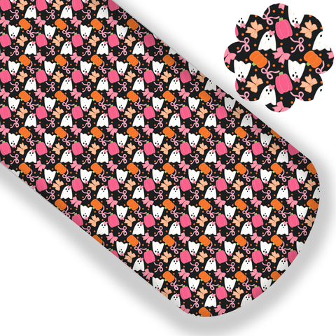 Boo So Cute Bows Premium Faux Leather