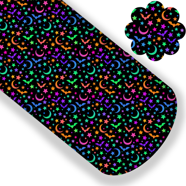 Colorful Bats Premium Faux Leather
