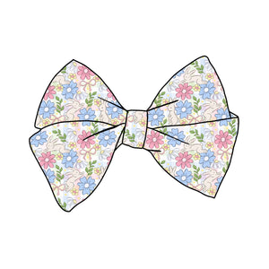 (PREORDER) PRE-TIED BOW-Bunny Bow Floral