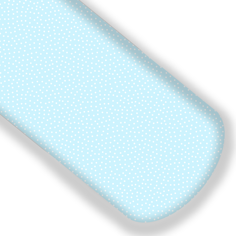 **READY TO SHIP!** Blue Frost Confetti Dot Exclusive Premium Faux Leather