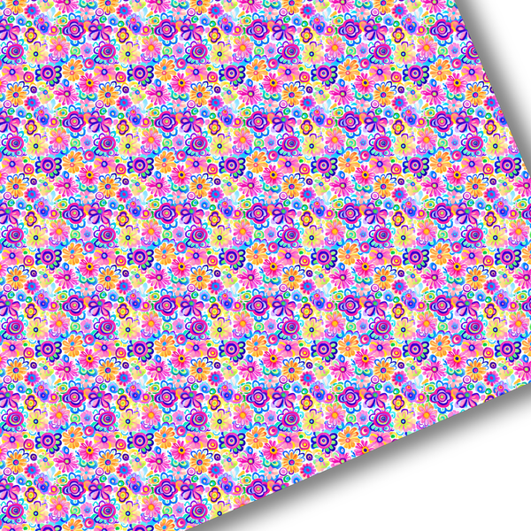 **READY TO SHIP!** Bold Summer Floral Premium Faux Leather