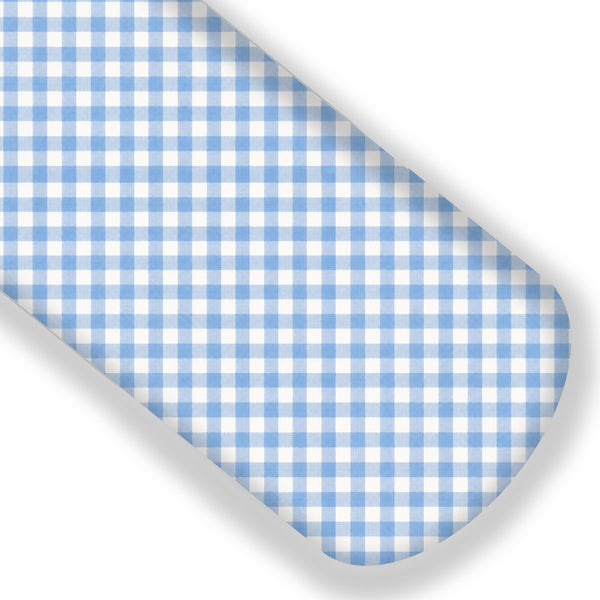 Blue Gingham Premium Faux Leather