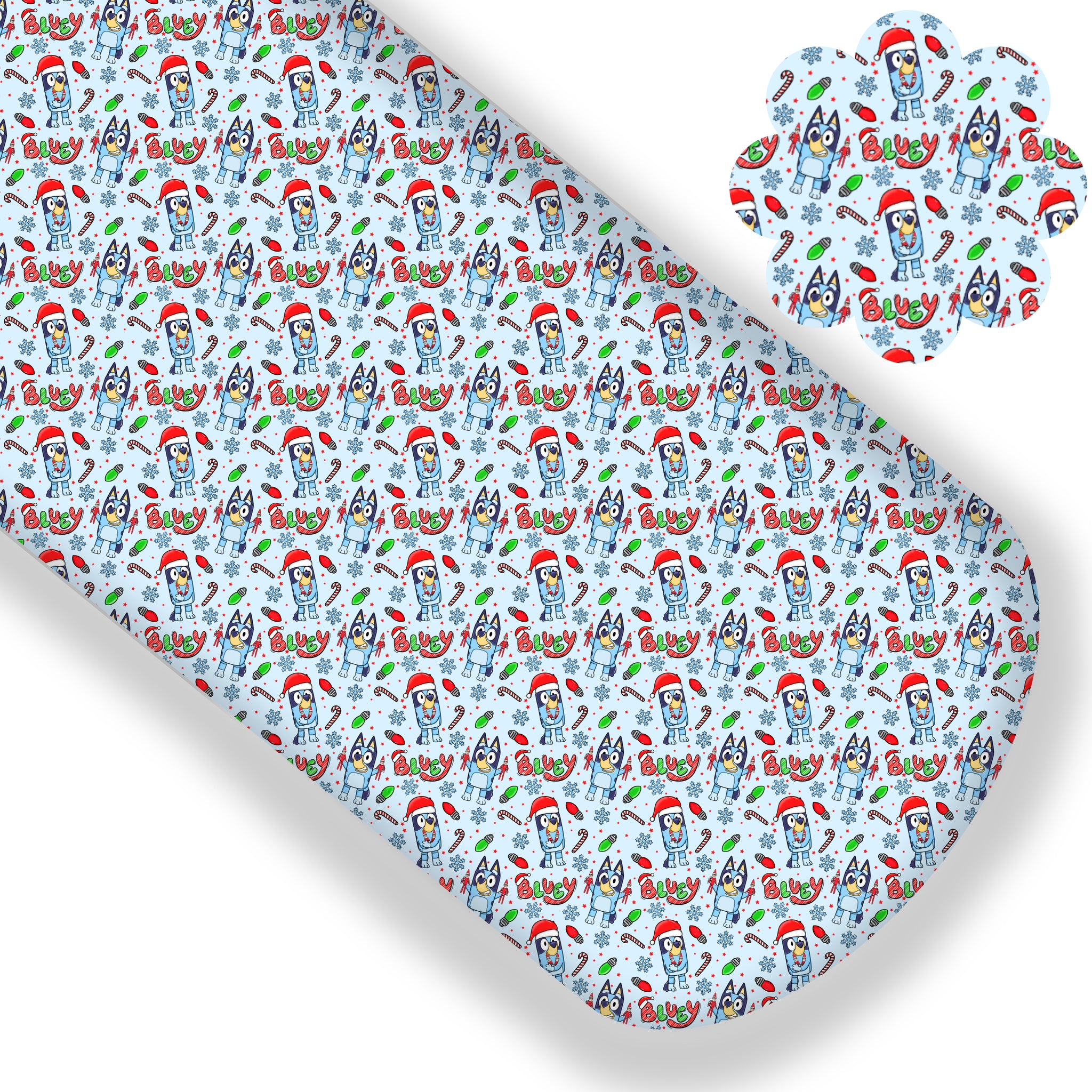 Bluey Christmas Premium Faux Leather